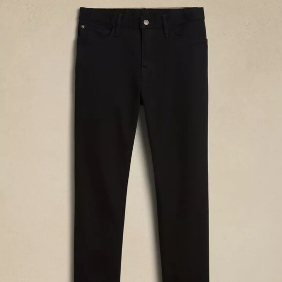 Banana Republic Straight Traveler Jean size 31/32 Black Rinse Wash - Picture 2 of 6